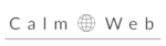 black text calm web logo kopia